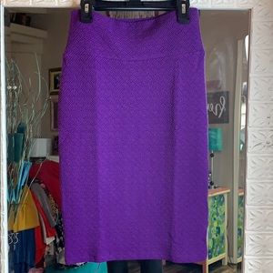 Xs purple pencil skirt